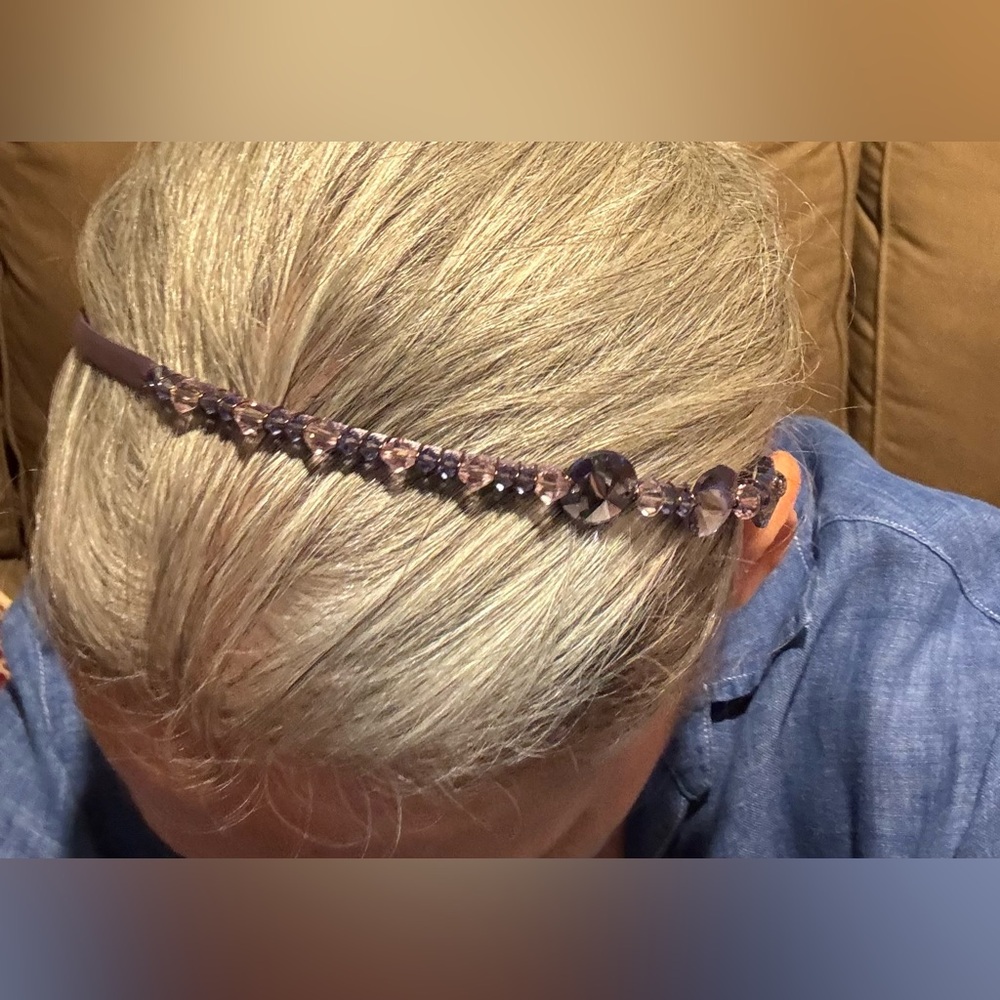Colette Malouf Crystal Embellished Headband